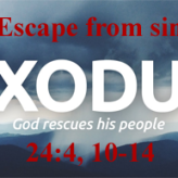 Escape from sin @ Exodus 29:4,29:10-14