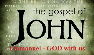 Emmanuel – GOD with us @ John 3:16-17; 1 John 4:9-10​