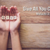 Tithes and Offerings II @ Malachi 3:8-12